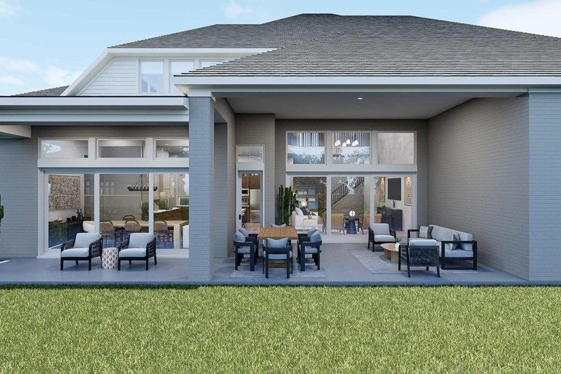 The Mandan - Optional Extended Covered Porch
