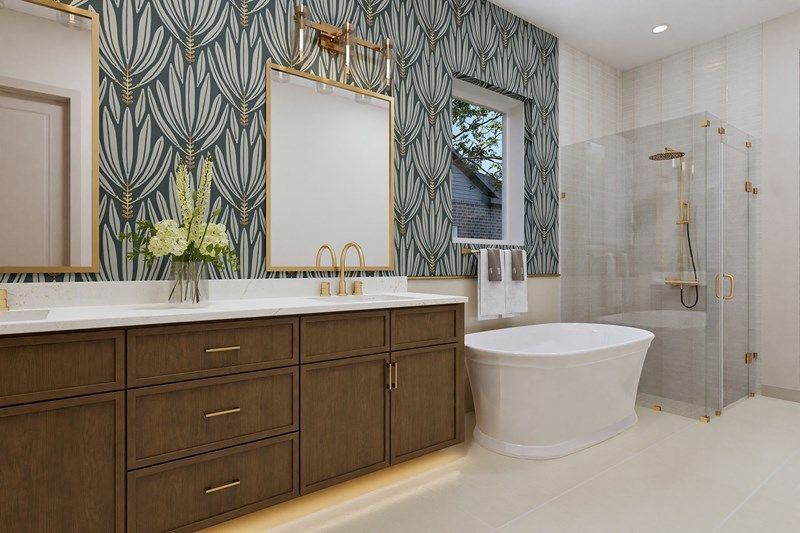 The Jacksboro - Optional Free Standing Tub with Shower