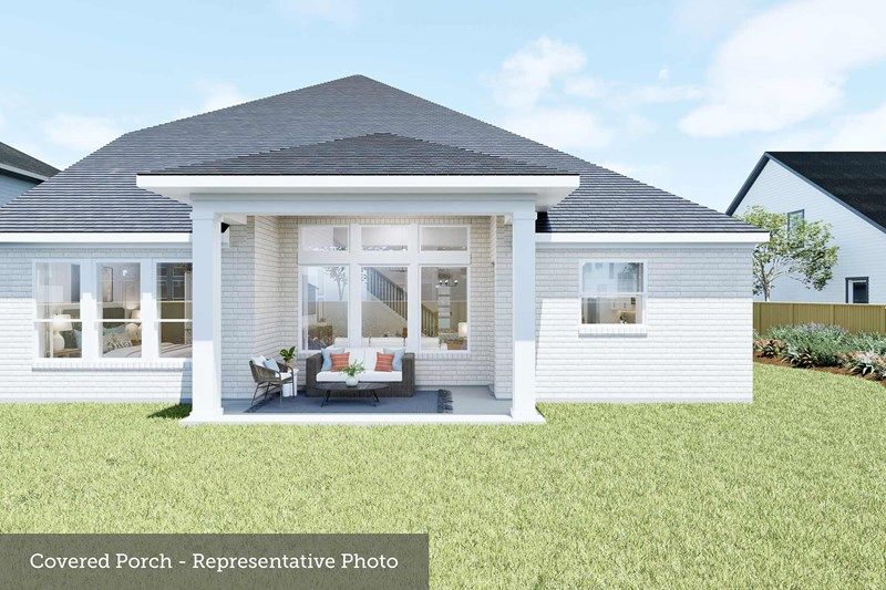 Exterior Rear - Covered Porch
