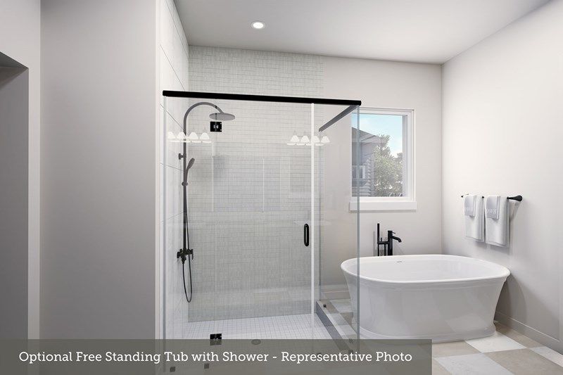 The Azalea - Optional Free Standing Tub with Shower