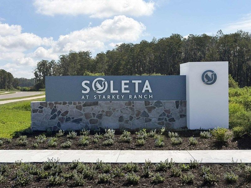 Soleta at Starkey Ranch - Entrance Monument