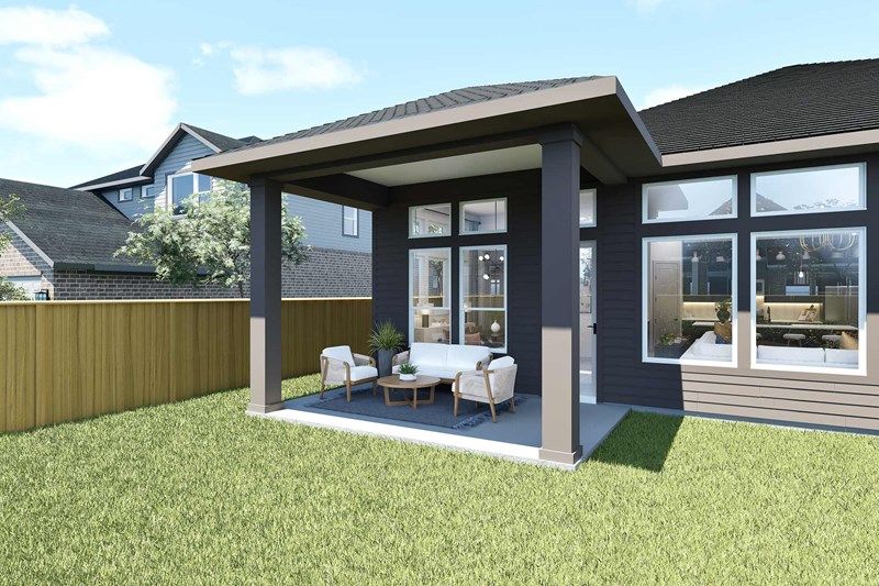 The Capron - Covered Porch