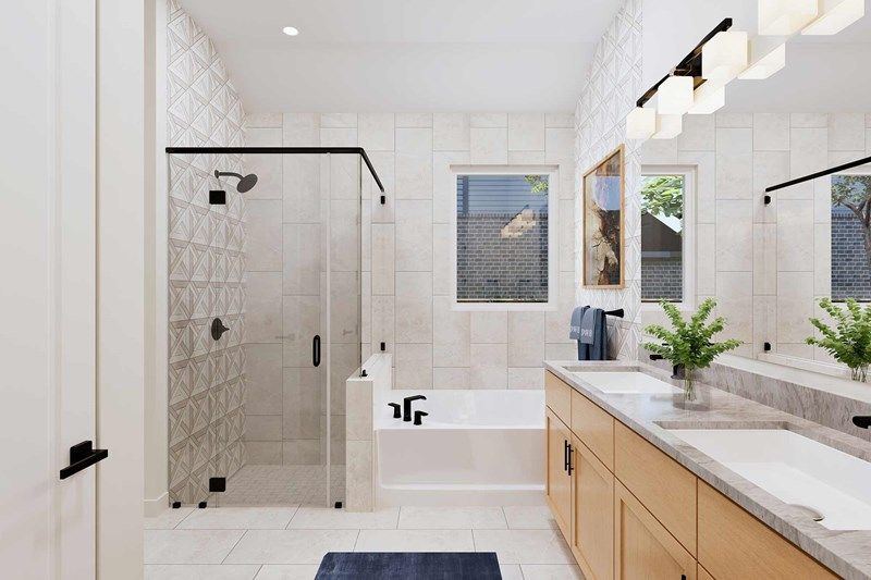 The Helmis - Optional Side Tub with Shower