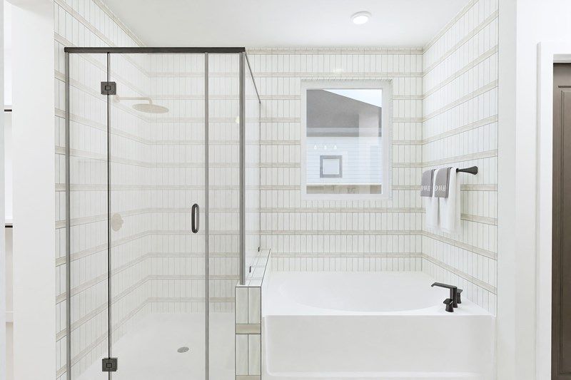 The Melva - Optional Slide In Tub w Shower