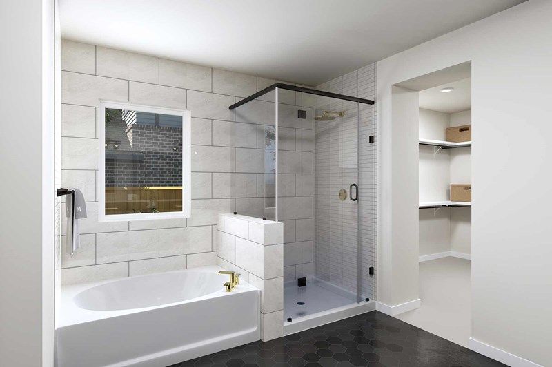 The Tunis - Optional Side Tub with Shower
