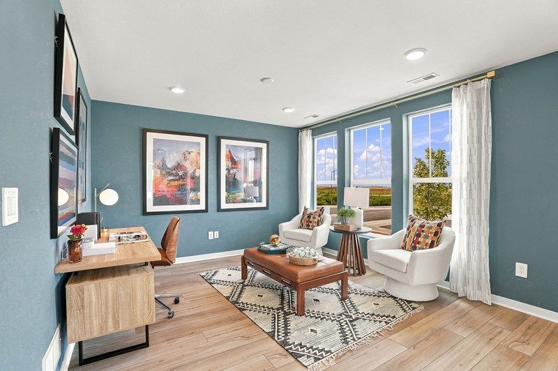 casa en The Aurora Highlands Pinnacle Collection por David Weekley Homes