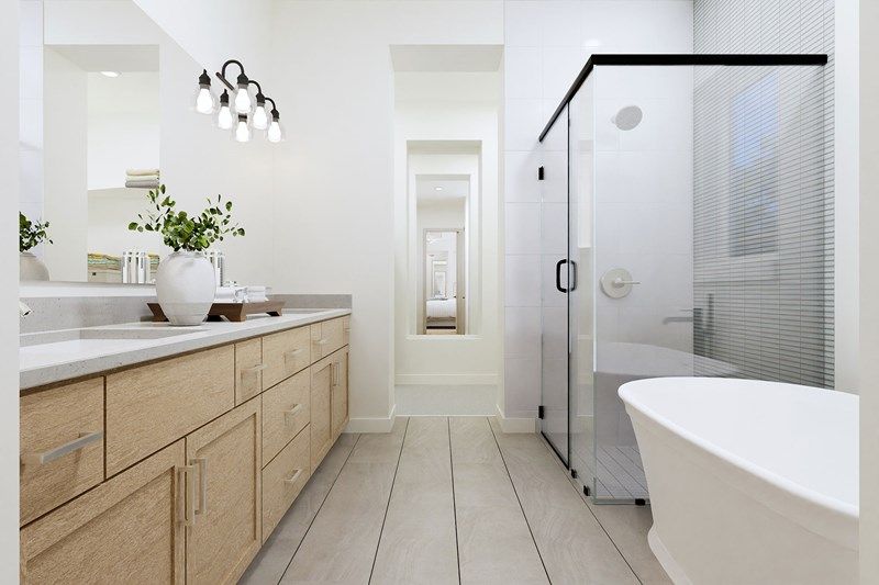 The Magnolia - Optional Free Standing Tub with Shower
