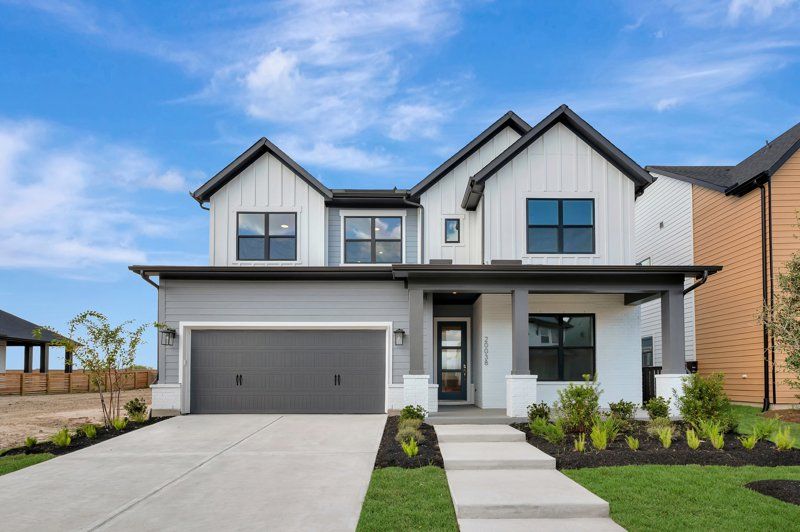 Bluebonnet - Bridgeland Central: Emerald Heights - Enclave Collection: Cypress, Texas - David Weekley Homes