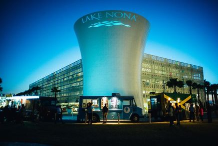 Laureate Park at Lake Nona - The Beacon and Code Wall