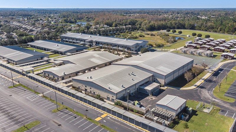 Dr. John Long Middle School - Aerial View