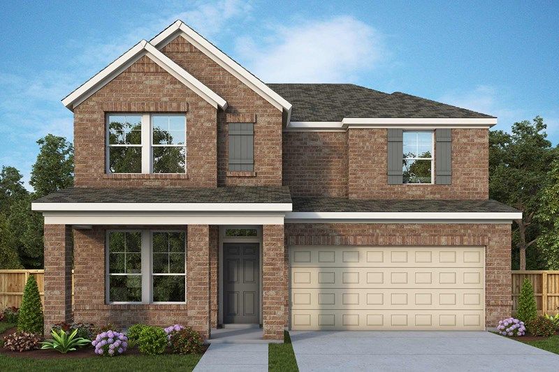 Ivyridge Plan at Audubon 45' Homesites in Magnolia, TX by David Weekley ...