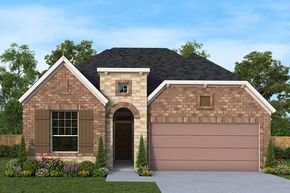 The Woodlands Hills 45' by David Weekley Homes in Houston Texas