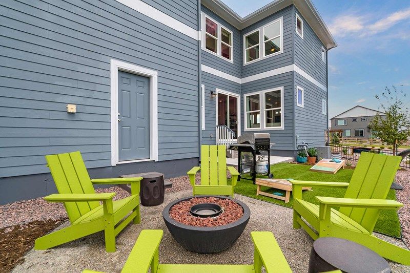 Private side yards with HOA-maintained landscaping