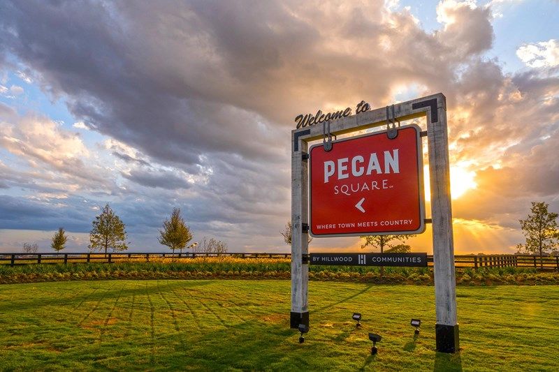 Pecan Square - Entrance