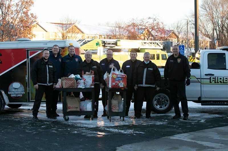 Volunteer FD Collects Donations
