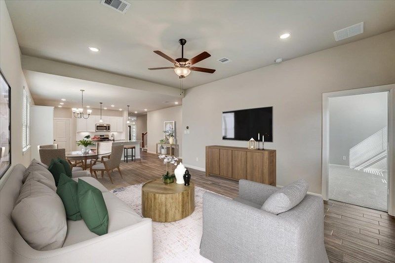 The Greensbrook - Family Room (Virtually Staged)