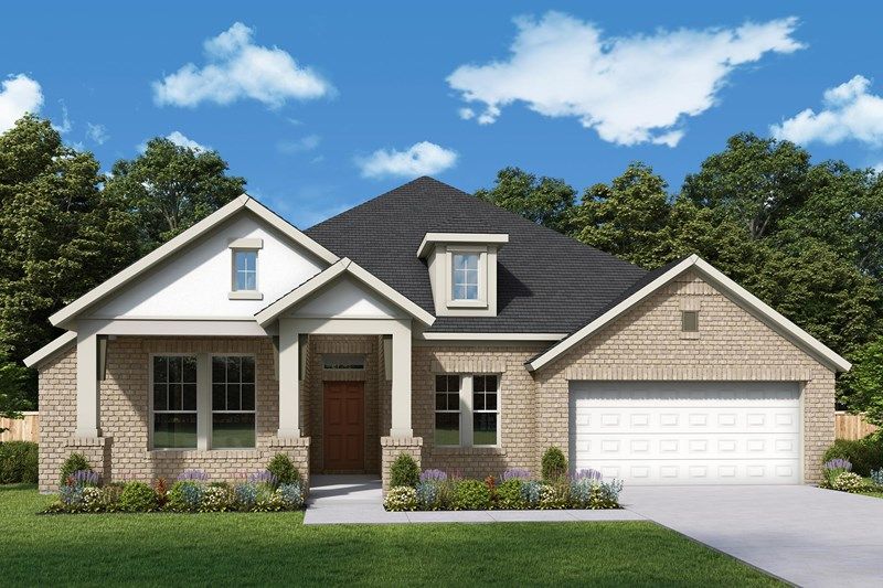 Ridgegate Plan at La Cima in San Marcos, TX by David Weekley Homes