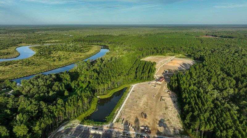 Tributary 50' - Aerial View
