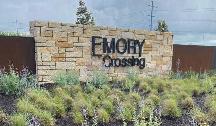 Emory Crossing Entrance Monument