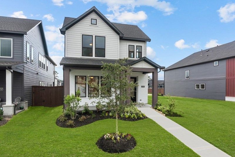 Booker - Emerald Heights at Bridgeland Central - 35' Alley: Cypress, Texas - David Weekley Homes