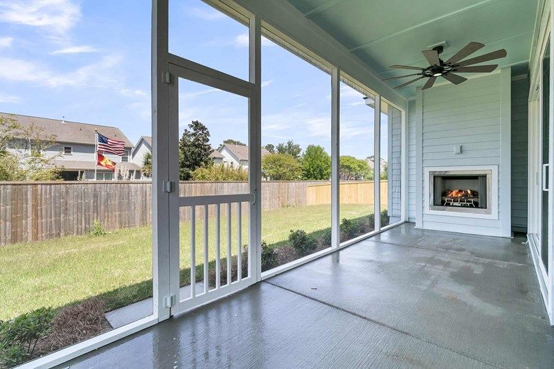 The Haddrell - Covered Porch
