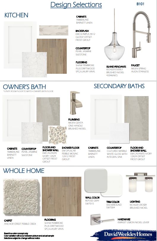 Design Selections