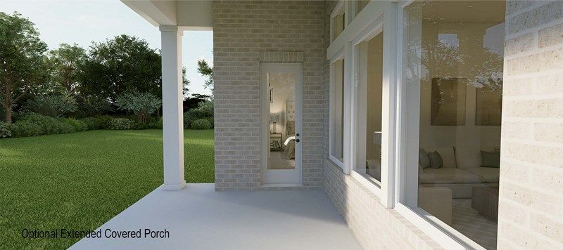 The Crystal Beach - Optional Extended Covered Porch