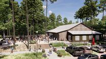 Two Step Farm 42' por David Weekley Homes en Houston Texas
