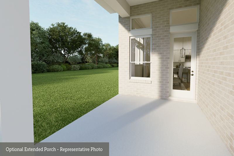Optional Extended Porch