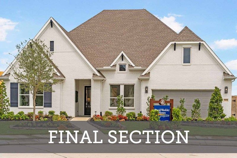 Jordan Ranch 70' Homesites - Final Section