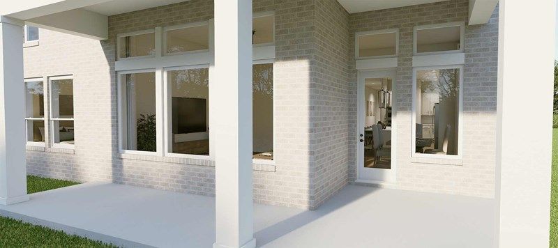 The Larkspur - Extended Porch