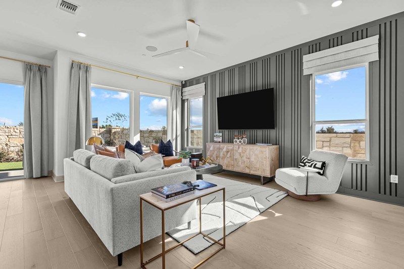 Central Living - Urban Quick Move-in Homes - Family Room