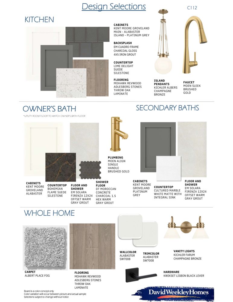 Design Selections