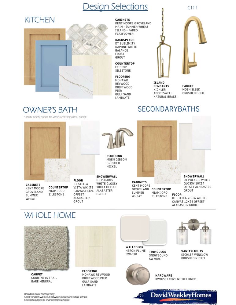 Design Selections