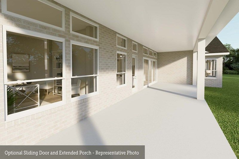 The Creighton - Optional Sliding Door and Extended Porch