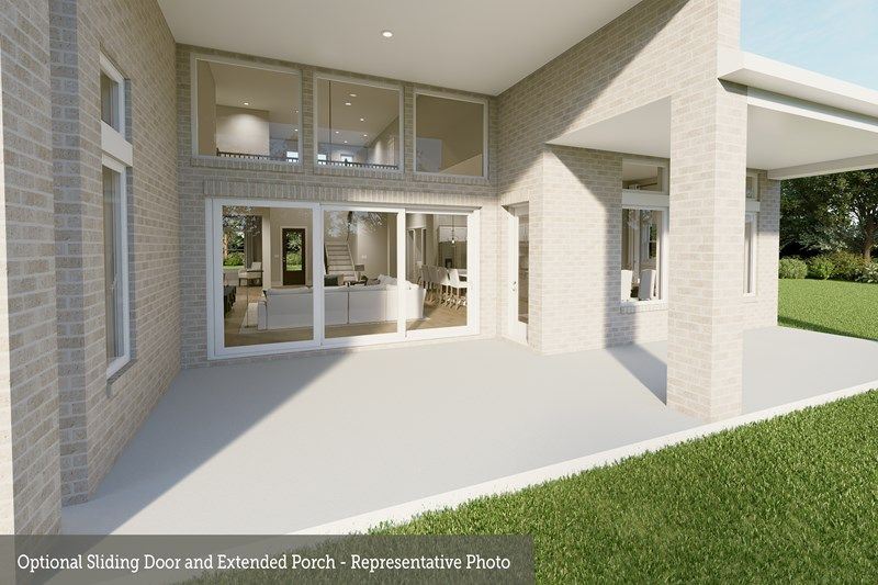 The Delgado - Optional Sliding Door and Extended Porch