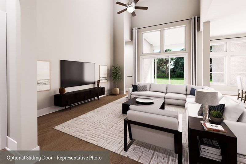 The Cosgrove - Family Room - Optional Sliding Door