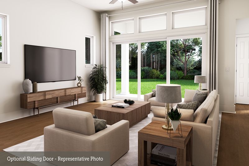 The Crystal Beach - Optional Sliding Door