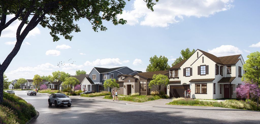 Streetscape Davidon Homes C1