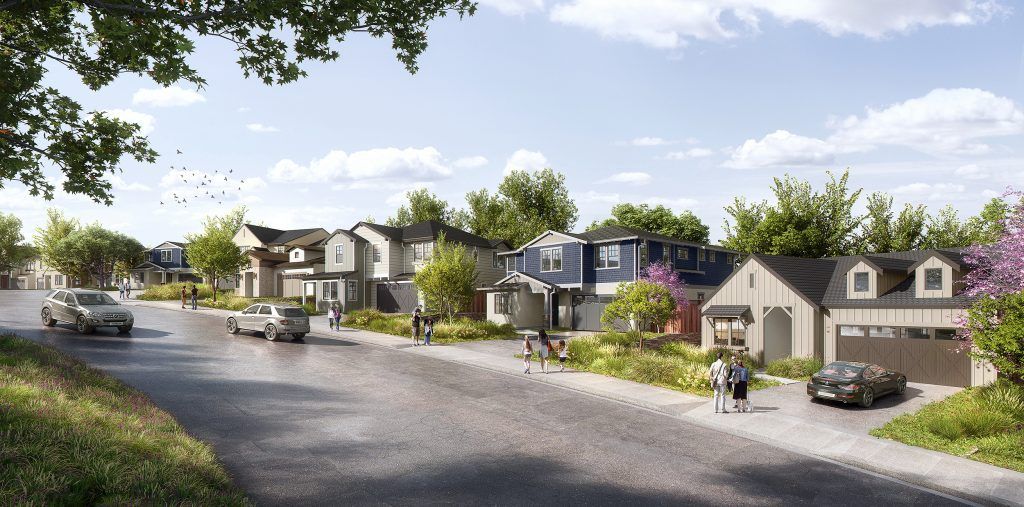 Streetscape Davidon Homes C2