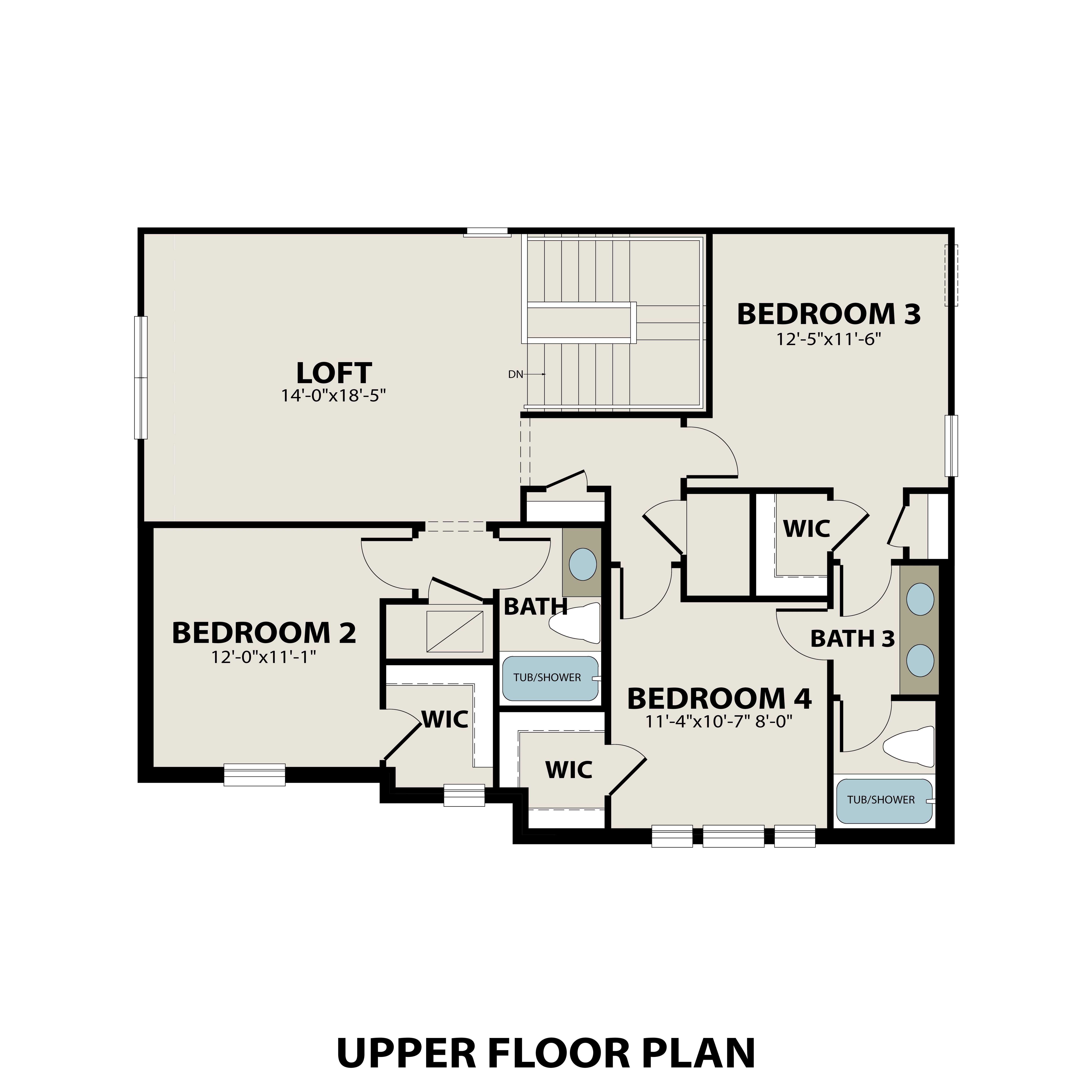 Upper Floor Plan