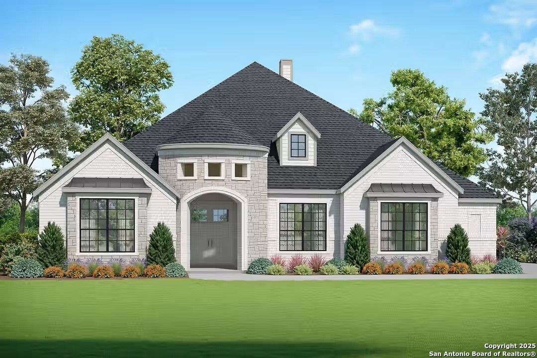 The Summerlin B - Potranco Oaks: Castroville, Texas - Davidson Homes