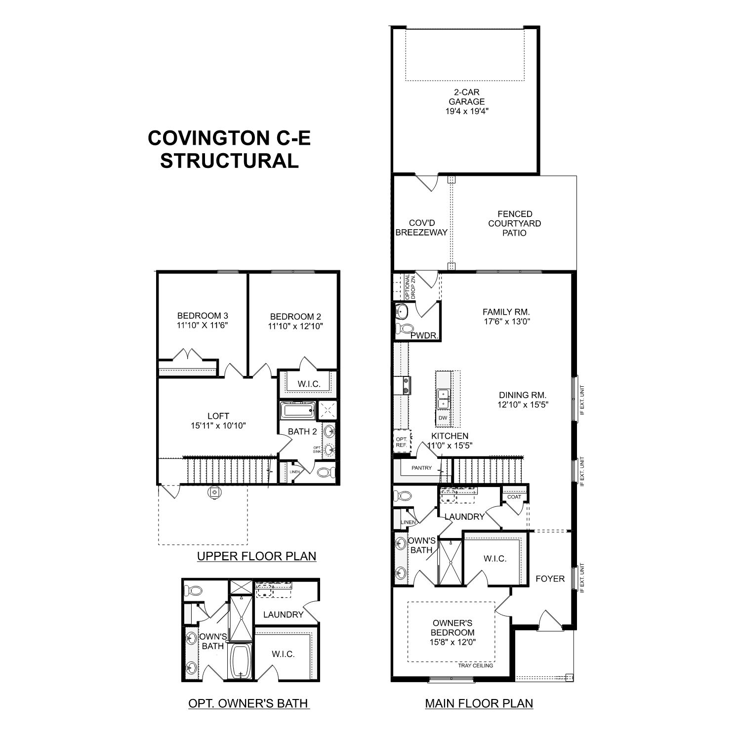 The Covington C Floor Plans