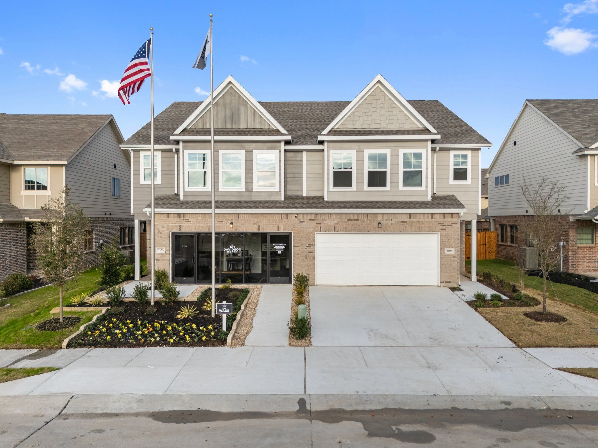 The Durham D - Lake Park Villas: Wylie, Texas - Davidson Homes