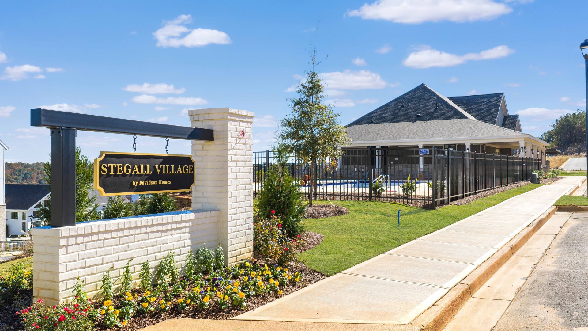 Stegall Village Monument and Clubhouse