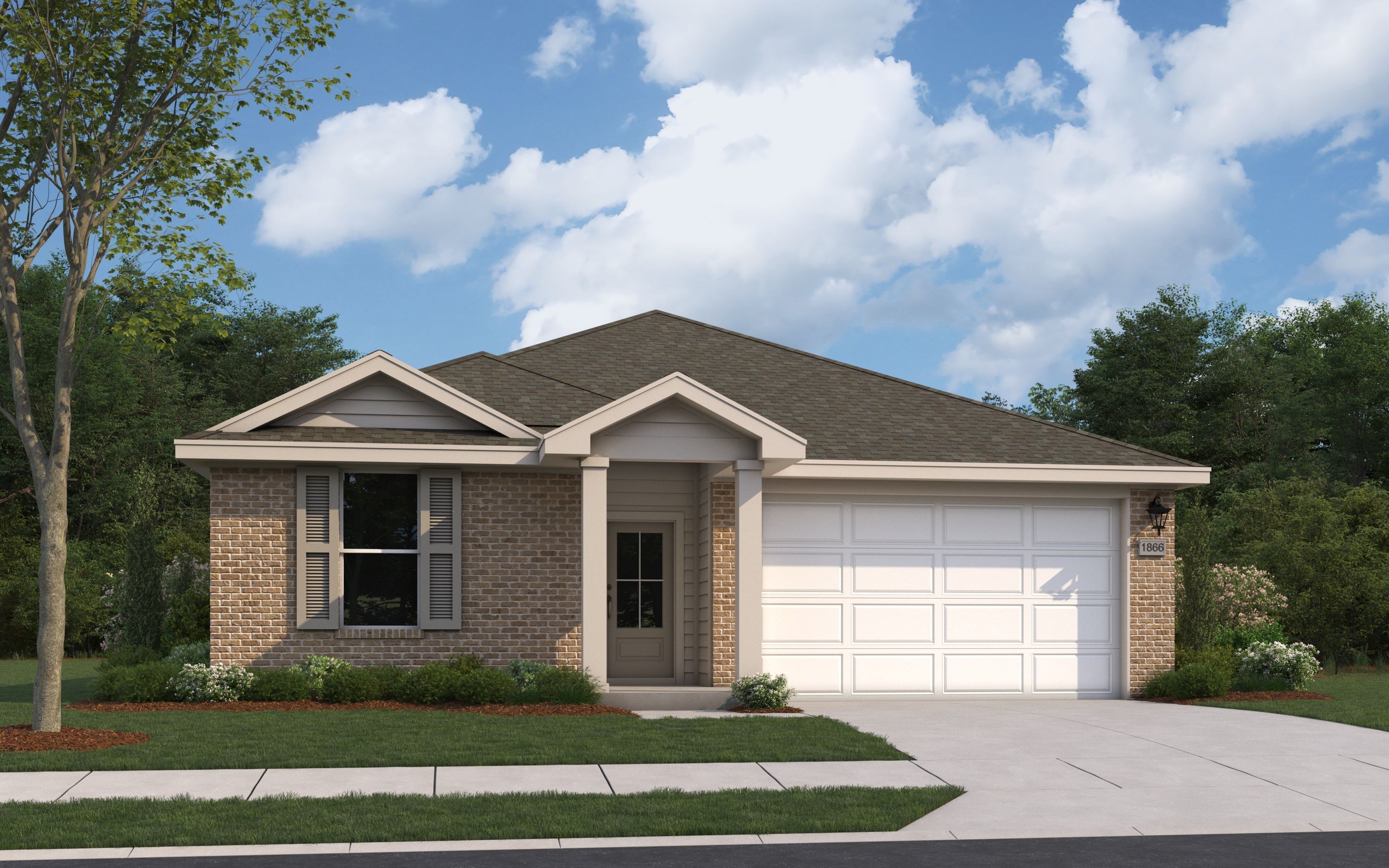 The Aurora A - Silver Oak: Cusseta, Georgia - Evermore Homes