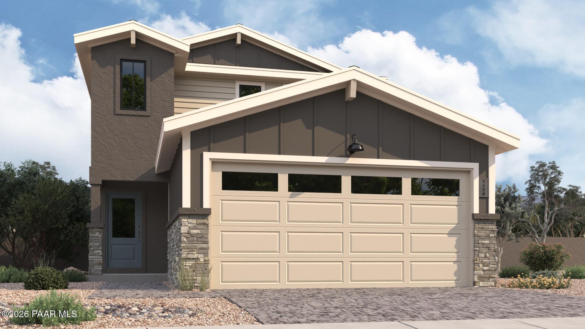 The Raleigh B - South Ranch Southern Collection: Prescott, Arizona - Davidson Homes