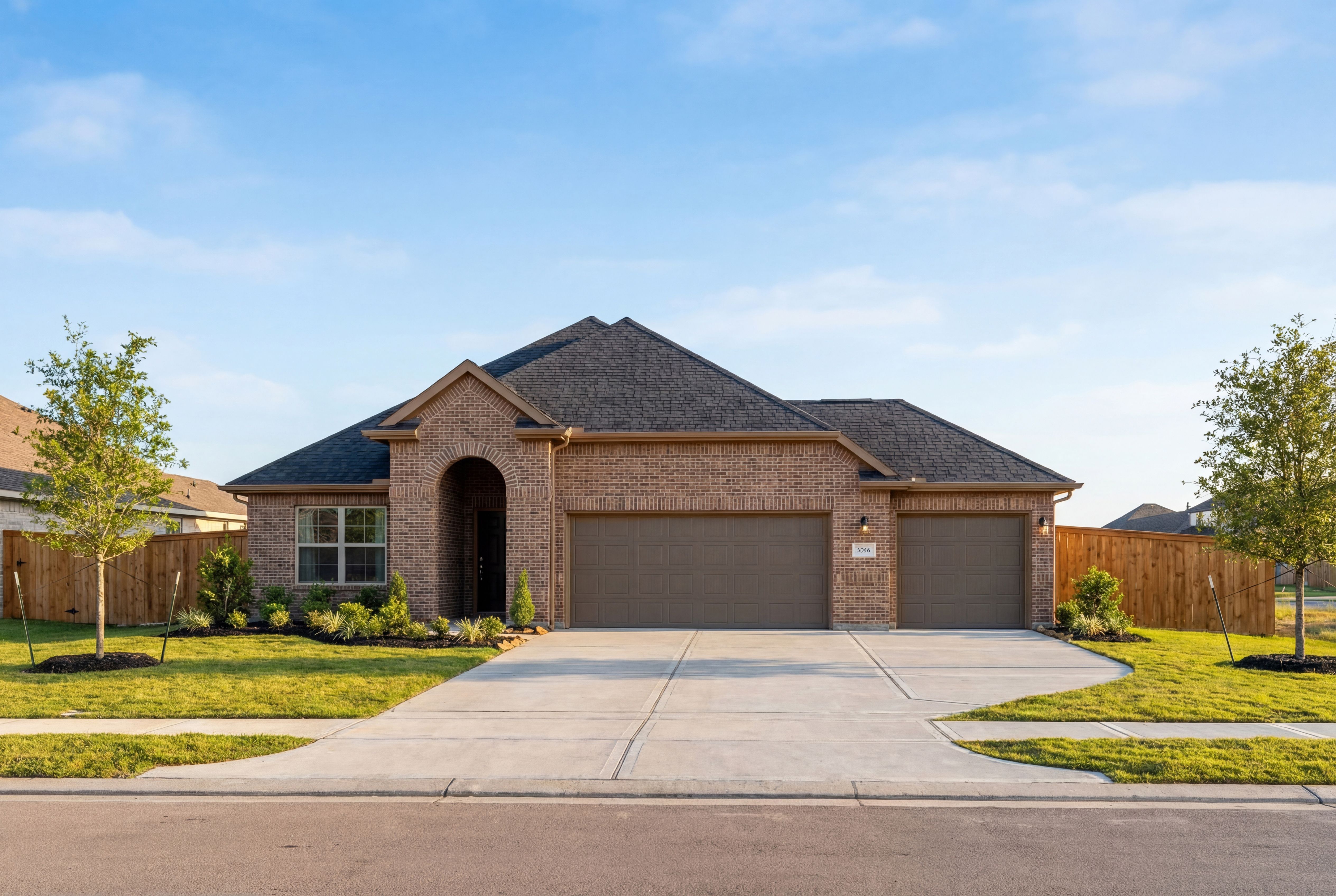 The Acadia A with 3-Car Garage - Lago Mar: Texas City, Texas - Davidson Homes