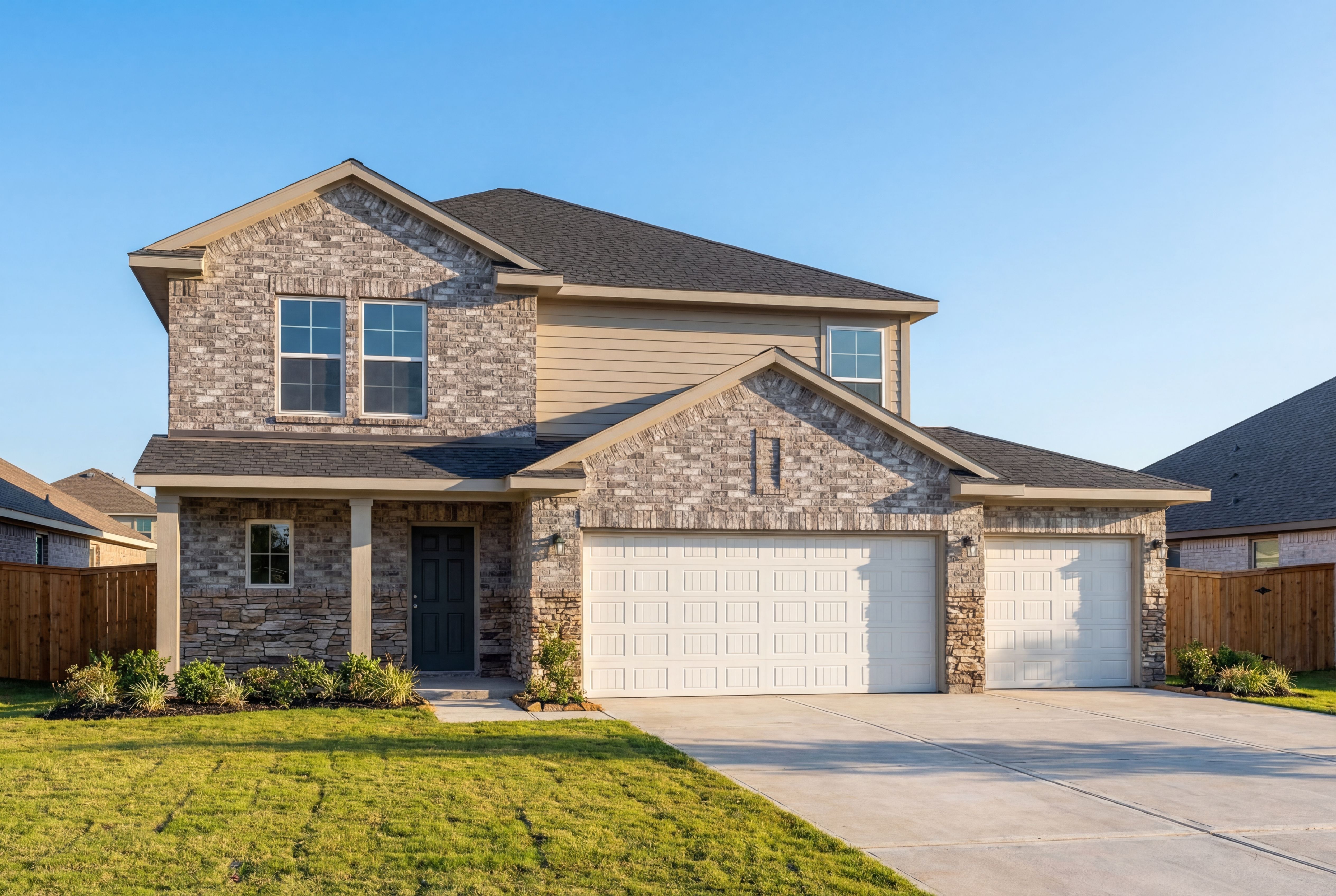 The Tierra A with 3-Car Garage floor plan