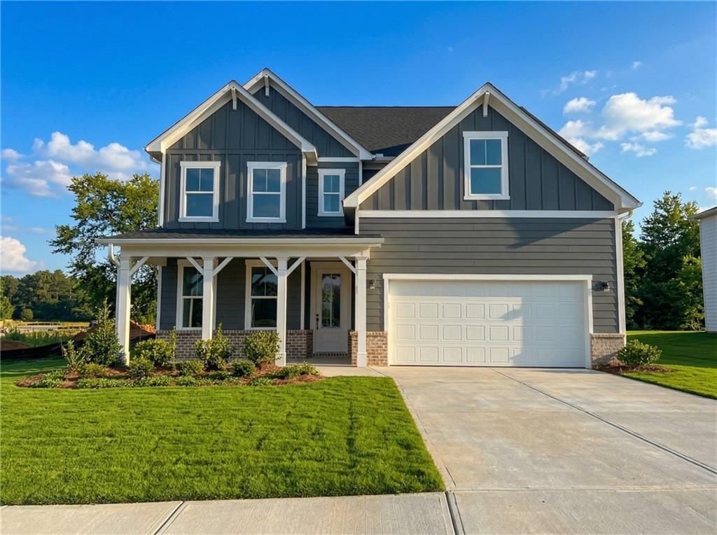 The Hickory B - Cedar Farms: Winder, Georgia - Davidson Homes